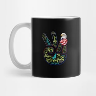 Pepper spray Funny joke Anti Biden Mug